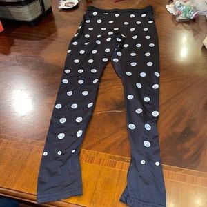 Zozo black & white size 2 decorative leggings